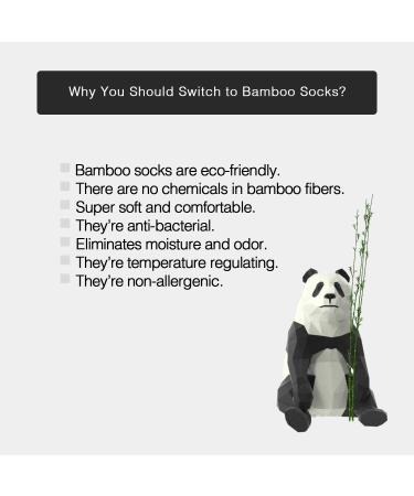 Cozyfeel Diabetic Socks Women - 4 Pairs Large Black Bamboo Ankle Socks for Neuropathy - Buy Online on GoSupps.com