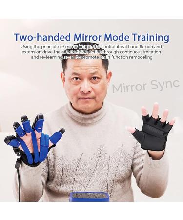 Hemiplegia Finger Rehabilitation Trainer Robot Gloves Finger Training Stroke Hand Splint for Hand Rehabilitation(Size:XLcode Color:Left Hand) XLcode left hand - Buy Online on GoSupps.com
