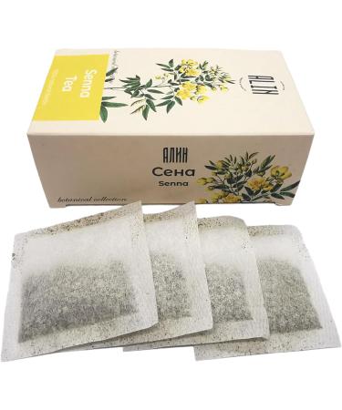 ALIN natural tea senna leaf tea -1x20 tea bags 100% natural herbal tea - senna leaves tea senna tea senna tea senna herb natural laxative with mild effect (3) - Buy Online on GoSupps.com