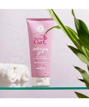 Kozma Curl Gel 6.76 fl oz - Silicone-Free Curly Hair Gel for Definition and Styling - Suitable for All Curl Types - Buy Online on GoSupps.com