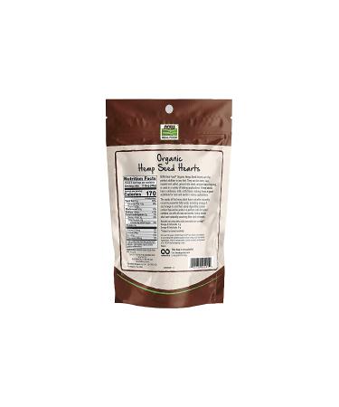 Now Foods Organic Hemp Seed Hearts 8 oz - Nutrient-Rich Superfood - Buy Online on GoSupps.com