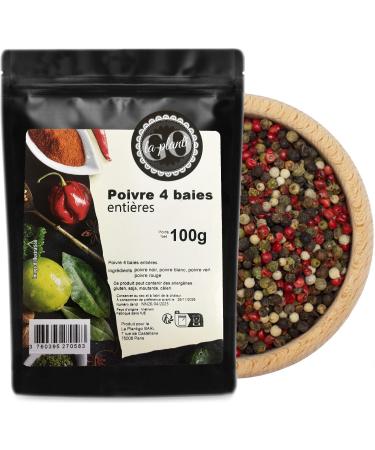 LA PLANTIGO Whole 4-berry peppercorns 100g - LA PLANTIGO