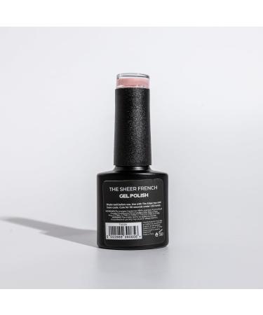 THE EDGE Gel Nail Polish 8ml - The Sheer French - UV/LED Manicure/Pedicure for Salon & Home Use Highly Pigmented/Long Lasting/2-Coat Coverage - Buy Online on GoSupps.com