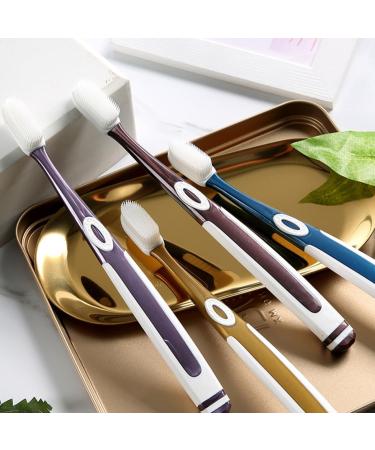 Healvian 3 Sets Nano Toothbrush - Soft Silicone Bristles for Adults & Kids | Travel-Friendly 4-Hour Handwart Toothbrushes | Ultra-Elastic TPU Design - Buy Online on GoSupps.com