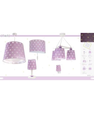 Dalber Children's Wall Lamp - Stars Mallow Design E27 - Perfect Lighting for Kids' Rooms | International Shipping - Buy Online on GoSupps.com