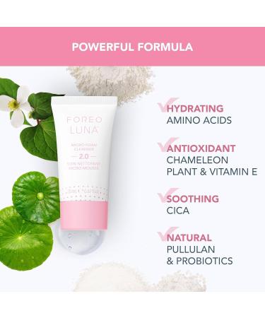 FOREO LUNA 4 Mini Set: Face Cleansing Brush & Massager + Cleansing Balm & Micro-Foam Cleanser - Perfect Facial Care for All Skin Types - Buy Online on GoSupps.com