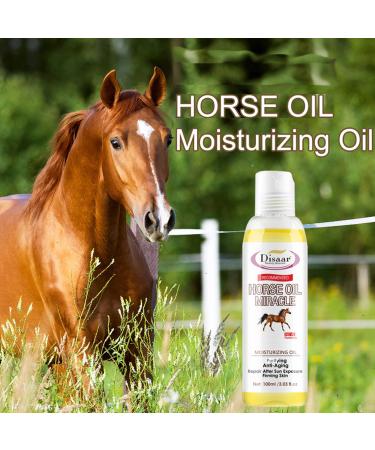 DISAAR Beauty Horse Oil Moisturizing Oil Purifying Anti-Aging Repair After Sun Exposure Firming Skin Relive Dry Skin 100ml/3.03fl.oz - Buy Online on GoSupps.com
