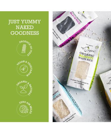 Mr Organic Basmati Rice 6 x 500g | Non GMO, Preservative & Gluten Free | Vegan | Ideal for Home Cooking - Buy Online on GoSupps.com