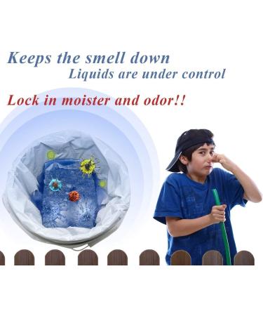 Sammiy Medical Grade Super Absorbent Commode Pads - 100 Count Value Pack for Bedside Commode Liners - Odor Elimination and Liquid Control - Easy to Clean - Buy Online on GoSupps.com