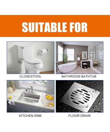 Pipe Unblocking Fluid Drain Pipe Clearing Fluid Hair Deodorant and Dredging Liquid Pipe Unblocking Solution Suitable for Bathroom Or Sink Drains and Kitchen (1pcs) - Buy Online on GoSupps.com