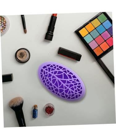 FRCOLOR 2pcs Bird's Nest Makeup Brush Holder - Stylish Lipstick & Pencil Organizer for Desk | Travel Brush Storage for Artists | Purple - Buy Online on GoSupps.com