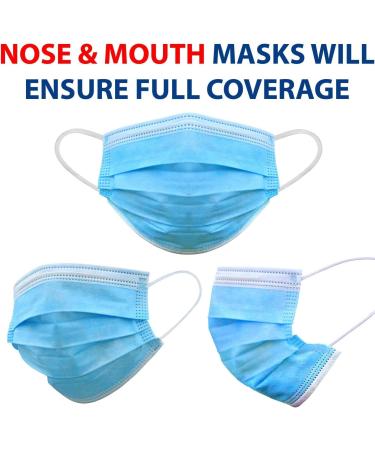 50 Pack Disposable FACE MASKS Non-Surgical Face Masks Ships from Canada 3-Ply Certified -Ships from Canada by Best Ink & Toner - Buy Online on GoSupps.com