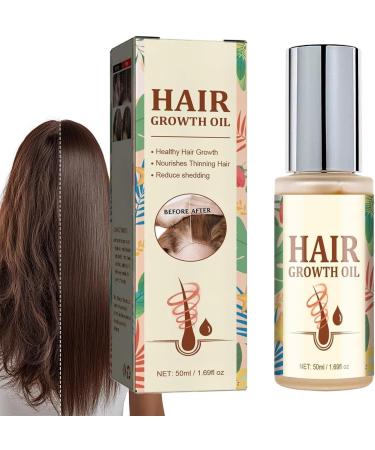 Natural Hair Growth Oil 50ml Strengthening and Thickening Natural Hair - Beauty Care for Scalp Texturizing Routine Daily Use Blow Drying and Styling - Buy Online on GoSupps.com