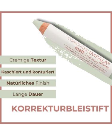 Impala Waterproof Correction Pen - Pistachio Green | Dark Circle & Redness Cover | Long-Lasting Face Makeup | Hydrating Highlighter & Contour - Buy Online on GoSupps.com