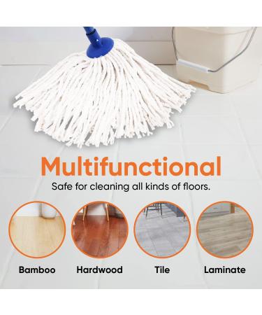 Superio Brand White Cotton String Mop - High-Quality Cleaning Tool - Buy Online on GoSupps.com