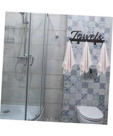 CHILDWEET Metal Cloth Hooks 1 Set Hook up Over Door Towel Rack Over The Door Towel Rack Clothing Hat Hook Bedroom Door Wall Row - Buy Online on GoSupps.com