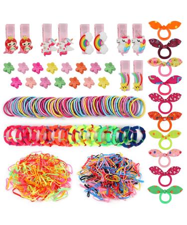 899PCS Girls Hair Accessories Set Baby Hair Clips Kids Hair Bands Hair Bobbles Toddlers Hairpins Bows Ties Hair Styling Accessories Gift Set for Girls