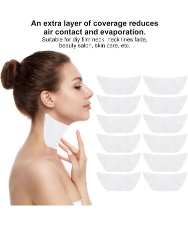 Neck Mask Sheets Neck Wrinkle Patches 100 Sheets Disposable Neck Mask Paper Neckline Pads for DIY Skin Care Moisturizing Firming - Buy Online on GoSupps.com