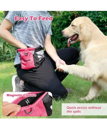 Shop Tangn Magnetic Closure Dog Treats - Waterproof Feed Bag with Adjustable Bund & Kolkaff Opening for Training - Perfect for Dogs | International Shipping - Buy Online on GoSupps.com