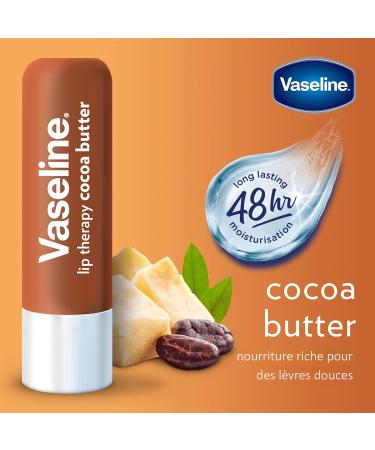 Vaseline Lip Therapy | Moisturizing Lip Balm | Set of 4 Sticks Rosy Original Cocoa Butter and Aloe Vera (Set of 4 Lip Stick - Buy Online on GoSupps.com