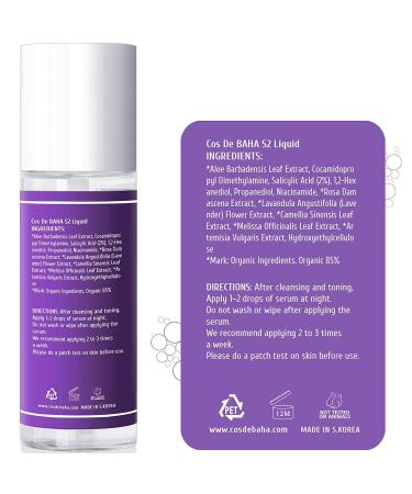 Cos De BAHA Salicylic Acid BHA 2% Liquid - 4 fl oz (120 ml) for Clear Skin - Buy Online on GoSupps.com