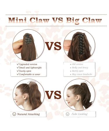 50 cm Chocolate Brown Ponytail Extensions Clip - Wavy Hair Braid for Women | Premium Quality Long Hair Extensions - Buy Online on GoSupps.com