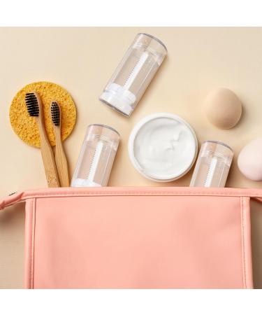 RONRONS 10 Pcs 30ml Empty Deodorant Containers Twist-up Filling Stick Clear Plastic Deodorant Bottles 1 Oz Refillable Deodorant Bottom fill Round Lip Balm Tubes for Home Travel Business Trip - Buy Online on GoSupps.com