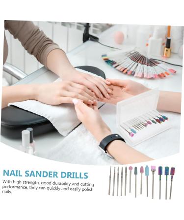 minkissy 1 Nail Drill Set Manicure Grinding Heads Acrylic Nail Drill Bits Nail Polishing Tools Manicure Drill Bits Power Rotary Tools Nail File Bit To Rotate Nail Remover Ceramics Clean - Buy Online on GoSupps.com
