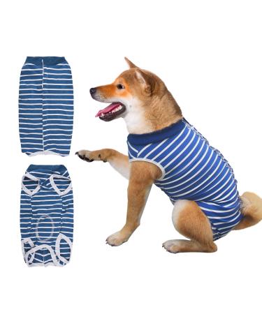 Recreational suit for dogs surgical recovery suit for dogs cats after the operation cone e-neck band Alternative postoperative abdominal wounds protectors prevent licking for bitches pets xl - Buy Online on GoSupps.com