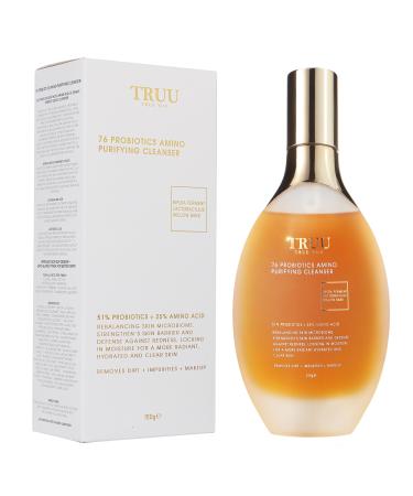 TRUU Probiotics Amino Purifying Cleanser Ultra-Gentle Treatment with 51% Probiotics & 25% Amino Acids Cleanses UV Protection Enhances Hydration & Elasticity for a Radiant Youthful Glow | 5.3 Oz