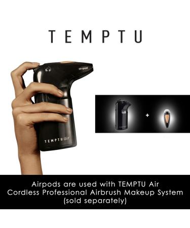 TEMPTU Airpod Airbrush Root Touch-up & Hair Color Kit - Vitamin-Enriched Weightless Formula for Long-Lasting Brown/Black Color | International Shipping Available - Buy Online on GoSupps.com