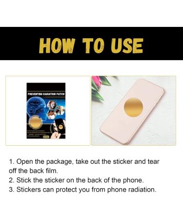 60pcs Radiation Patch Preventing Radiation Sticker EMF Cell Phone Radiation for Phone Tablet Laptop - Buy Online on GoSupps.com