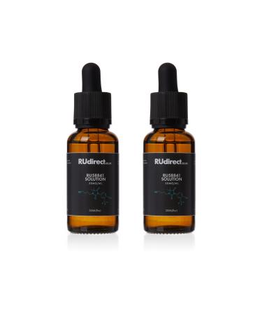 RU58841 Solution 5% - Topical Anti-DHT Tonic for Scalp Hair Loss (2 bottles) 30 ml (Pack of 2)