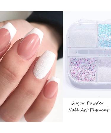 12 Colors Nail Glitter Sugar - Shimmering Sugar Nail Art Decoration | International Shipping Available - Buy Online on GoSupps.com