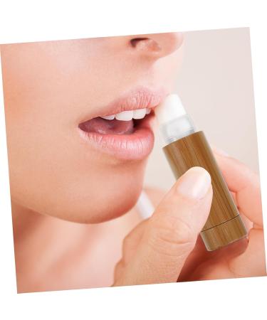  Mikinona Mikinona 4 Piece Empty Lipstick Cases Made of Sustainable Bamboo for DIY Stylish Storage Container for Lipstick Homemade Makeup Practical - Buy Online on GoSupps.com