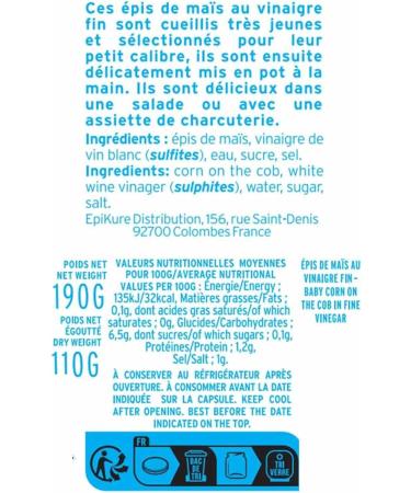 Extra Crunchy Corn Cob - A Pleasure to Snack or a Delight to Add to Your Dishes - Ideal for a Delicious Savory Appetizer - Ar - Buy Online on GoSupps.com