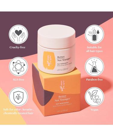Better Not Younger Hair Redemption Restorative Butter Masque 6.8 Fl OZ - Nourishing Hair Treatment - Buy Online on GoSupps.com