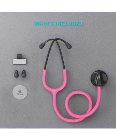 Clairre Single Head Stethoscope - Pink Tube for Medical and Home Use - Buy Online on GoSupps.com