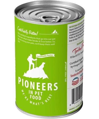 Tender And True Organic Chicken Liver Dog Food - 12.5 oz (Pack of 12) - Buy Online on GoSupps.com