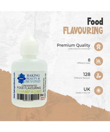 Baking Beauty and Beyond Concentrated Food Flavouring Oil - Dozen of Professional Quality Food Grade Flavouring Oil for Candy Making Baking Cooking Lip Balm and Lip Gloss - Champagne (10ml) - Buy Online on GoSupps.com