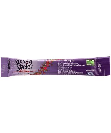 Now Foods Real Food Slender Sticks - Active Grape 12 Sticks (17 oz) | Healthy Snack - Buy Online on GoSupps.com