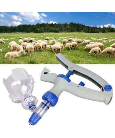 5ml Veterinary Continuous Syringe Injector Gun for Animal Accurate Bottle Insertion - Buy Online on GoSupps.com