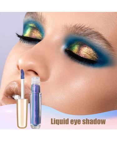 Liquid Glitter Eyeshadow 3PCS Metallic Multichrome Eyeshadow Highly Pigment Holographic Eyeshadow Long Lasting Chrome Eyeshadow 2 Style 2 - Buy Online on GoSupps.com
