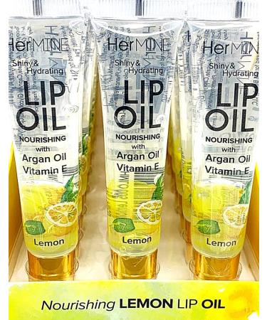 Crispy Beauty Hermine Clear Lip Oil Gloss 3pcs (Lemon) - Hydrating & Nourishing Lip Treatment - Buy Online on GoSupps.com