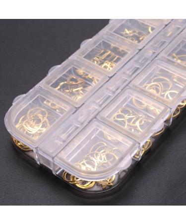 Desikixudy 3D Shape New Nail Clear Nail Pearl Diy Nail Art Rhinestone Manicure Tools #2 Openwork Rivets - Buy Online on GoSupps.com