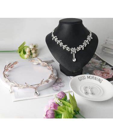 Crystal Rhinestone Wedding Tiara Crown for Brides - Goddess Elf Princess Fairy Headband for Women & Girls - Buy Online on GoSupps.com