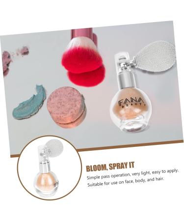 DOITOOL 1pc Spray Glitter Glass Spray Bottle for Hair Printed Faux Leather Sprayer Bottle Makeup Tools Body 7x5.5cm As Shown - Buy Online on GoSupps.com