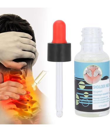Natural Oil for Neck & Shoulder Pain Relief - Fast Absorbing Massage Oil 20ml - Buy Online on GoSupps.com