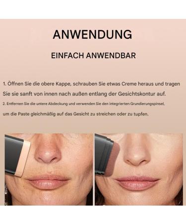  Generisch Stick foundation - Hydrating foundation pencil - Compact foundation for full coverage - 15g - For women with dry or mature skin - Buy Online on GoSupps.com