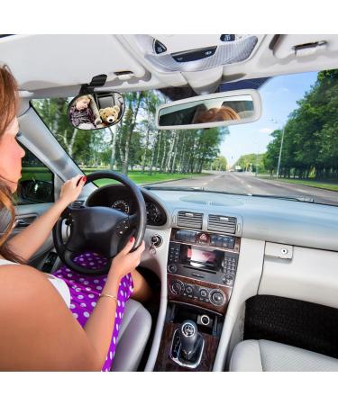 Buy 360 Swiveling Baby Car Mirror - Universal Back Seat Mirror for Safe Baby Travel | Shatterproof Design for All Cars - Buy Online on GoSupps.com